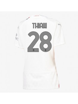 AC Milan Malick Thiaw #28 Auswärtstrikot für Frauen 2023-24 Kurzarm